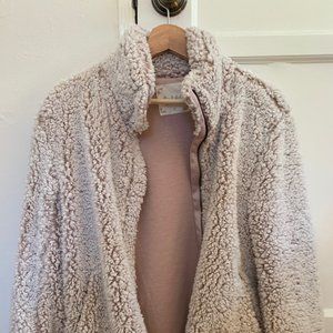 Altar'd State Super Soft Pink Sherpa Jacket